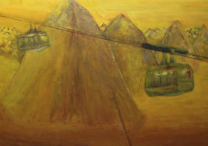 Cable Cars-150x200-Oil on Canvas